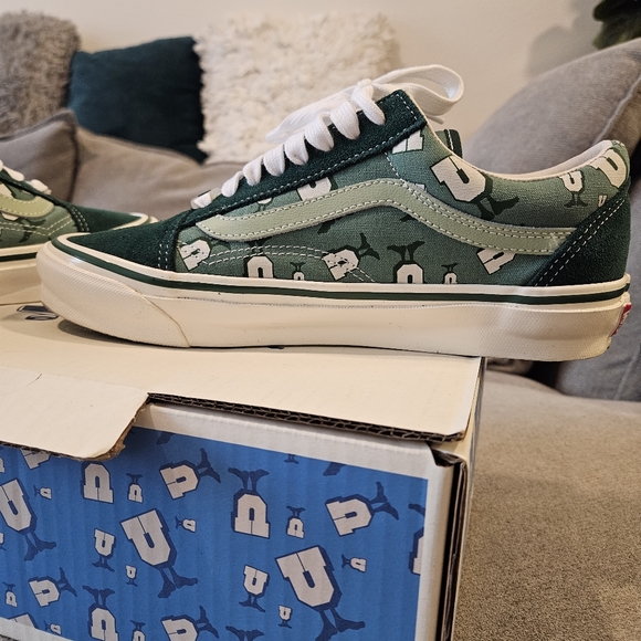 Vans x Undftd OG Old Skool Green. Size 8 - Picture 7 of 8